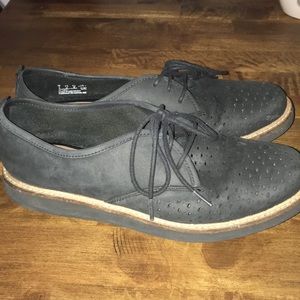 Clark’s Black Oxfords